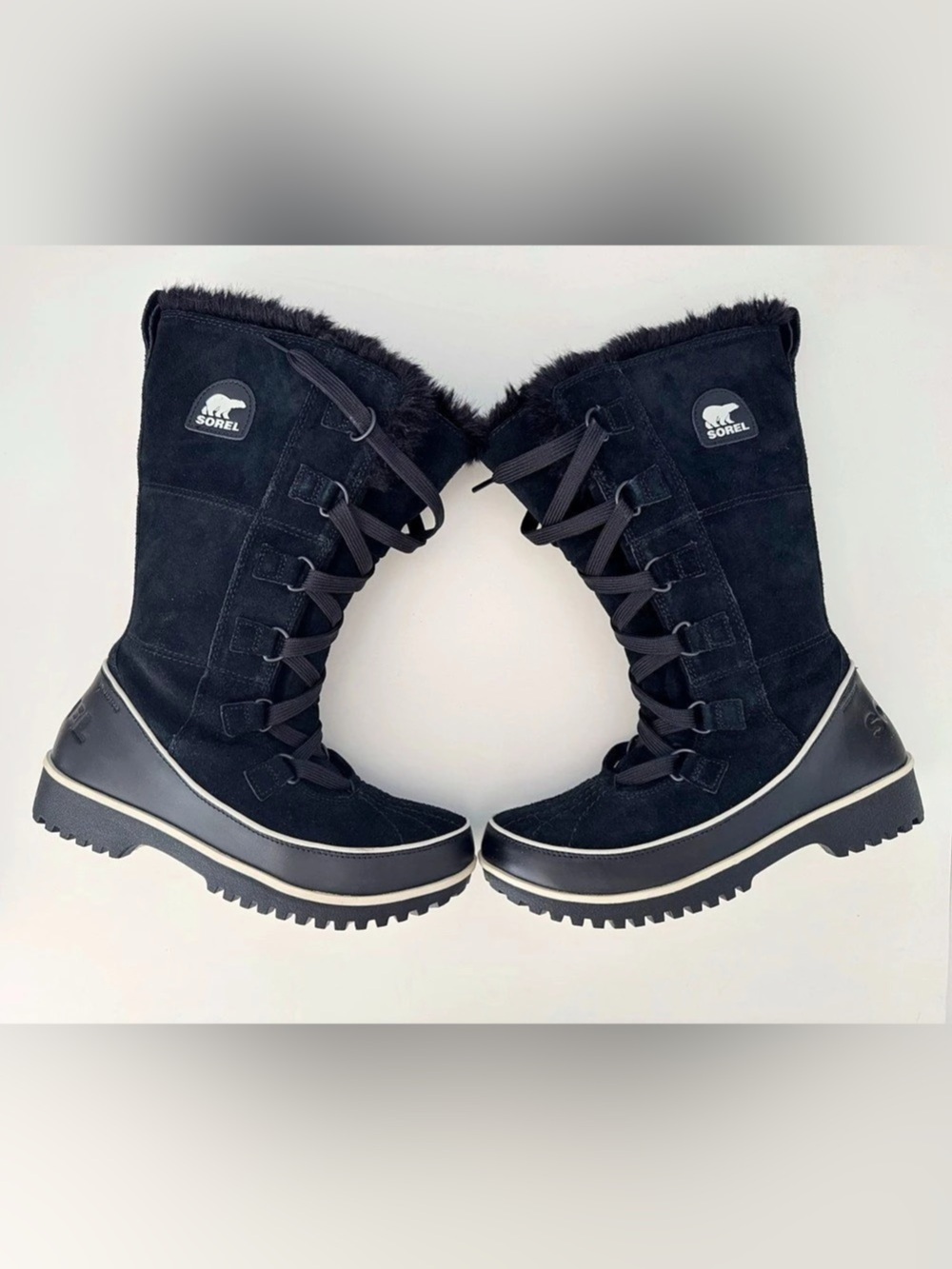 SOREL Tivoli High II Black Waterproof Winter Boots Size 8 - Picture 4 of 13